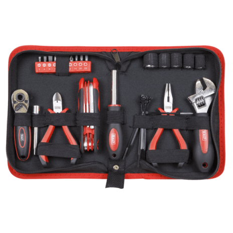 MS164. 28pc Compact Motorcycle Tool Kit