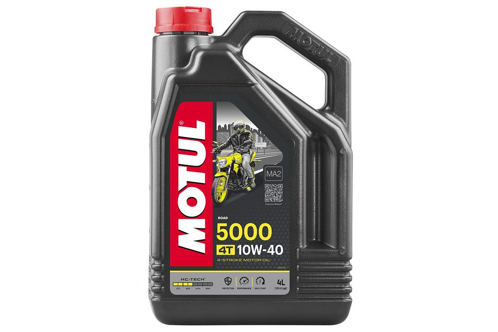 Engine Oil MOTUL 5000 HC-Tech semi-synthetic 4T 10W40 1L -   - motorcycle store